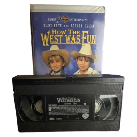 How the West Was Fun VHS 1994 Mary-Kate Olsen Ashley Olsen w/Original Insert - Picture 3 of 9